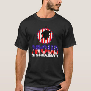 Proud Descendant för American Revolution Veteran F T Shirt