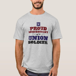Proud Descendant för en unionssoldat T Shirt