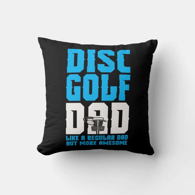 Proud Disk Golf Pappa Kudde (Framsida)