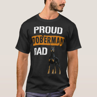 Proud Doberman Pappa T Shirt