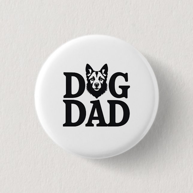 Proud Dog Dad Apparel & Accessories Knapp (Framsida)