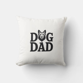Proud Dog Dad Apparel & Accessories Kudde
