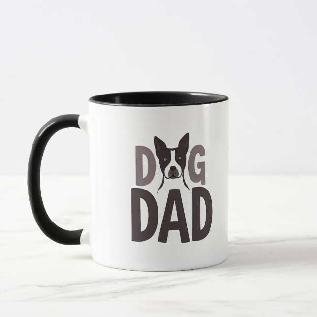 Proud Dog Dad Apparel & Accessories Mugg (Vänster)