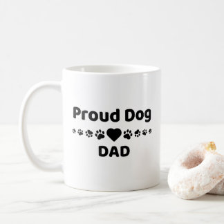 Proud Dog Dad Coffee Mug Kaffemugg