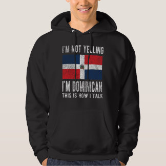 Proud Dominican Roots Dominikanska republiken Flag Hoodie