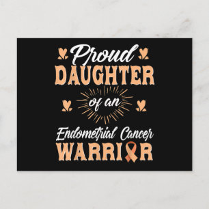 Proud Dotter Endometrial Uterine Cancer Warrior Vykort