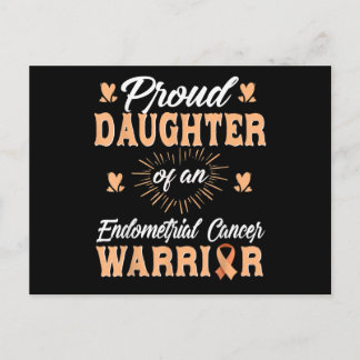 Proud Dotter Endometrial Uterine Cancer Warrior Vykort