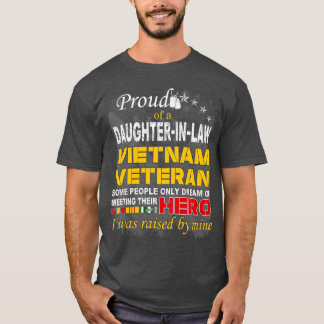 Proud Dotter in Law Vietnam Veteran T Shirt