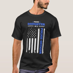 Proud Dotter Polischef Distress Back Prin T Shirt