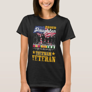 Proud Dotter Vietnam Krig Veteran för Matching wi T Shirt