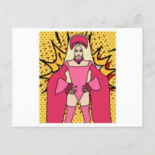 Proud Drag Queen Inspired Vykort