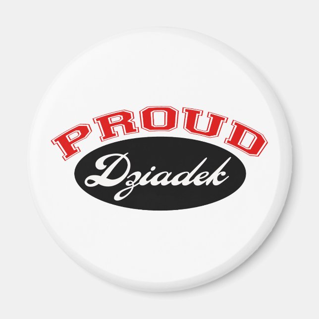 Proud Dziadek Magnet (Framsidan)