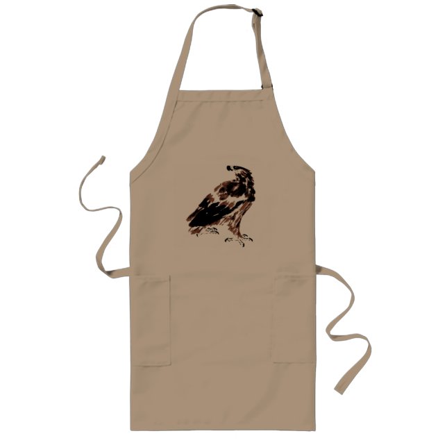Proud Eagle Apron Långt Förkläde (Framsidan)