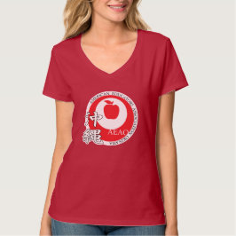 Proud Educator v-nacke (Red) T Shirt