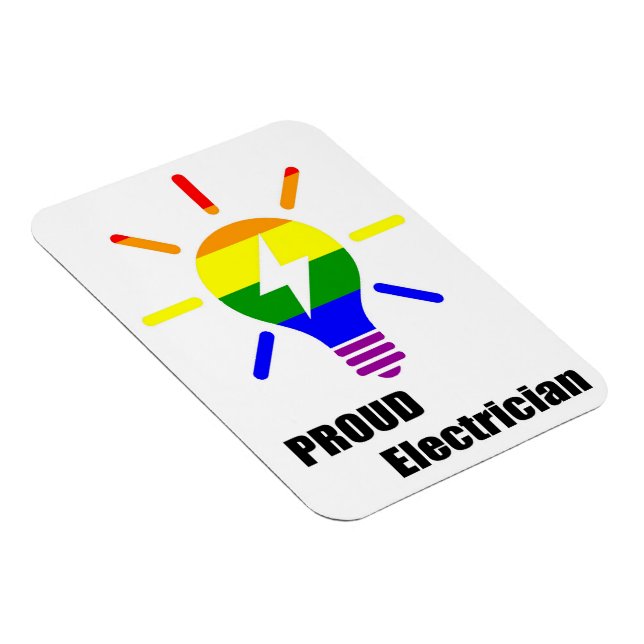 Proud Electrician Magnet (Högersidan)
