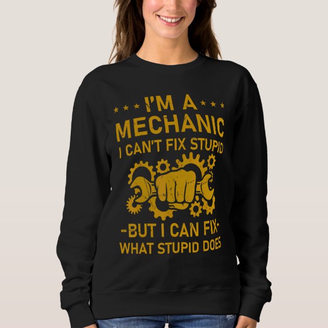 Proud Engineer Squad I'm Mechanic I Can Fix What S T Shirt (Framsida)