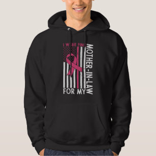 Proud Family Breast Cancer Warrior Mor-in-Law Hoodie