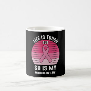 Proud Family Breast Cancer Warrior Mor-in-Law Kaffemugg