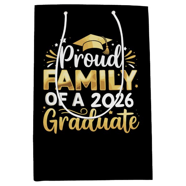Proud Family Of A 2026 Graduate 26 Gold Graduation (Framsidan)