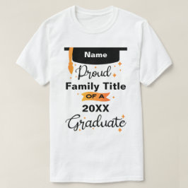 Proud Family Senior 2025 Personlig Namn T Shirt