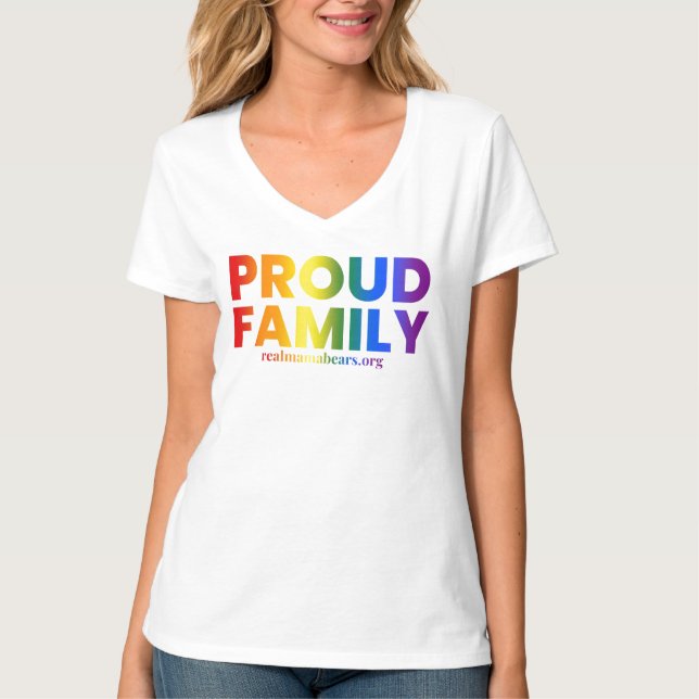 Proud Family V Nacke T Shirt (Framsida)