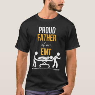 Proud Far Emt Pappa Far Grandfather Pappa Fa T Shirt