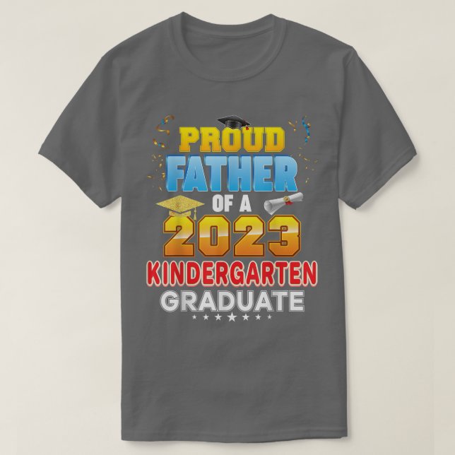 Proud Far i klass 2023 Kindergarten Student T Shirt (Design framsida)