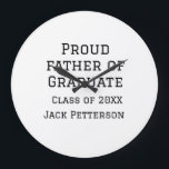 Proud far i student-klass 20XX, lägg till namn Stor Klocka<br><div class="desc">utformning</div>