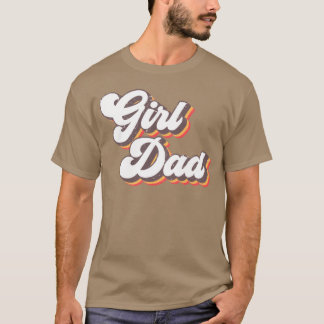 Proud Far i Vintagen Girls Fars dag T Shirt