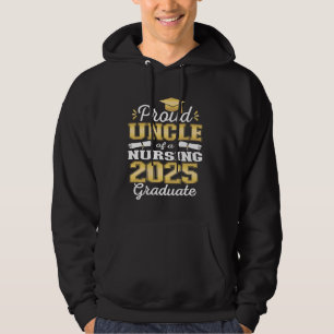 Proud farbror Class of 2025 Nursing Student Nurse Hoodie