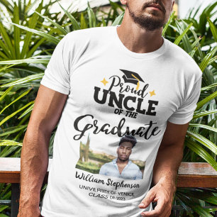 Proud farbror för fotot av student namn T-Shirt