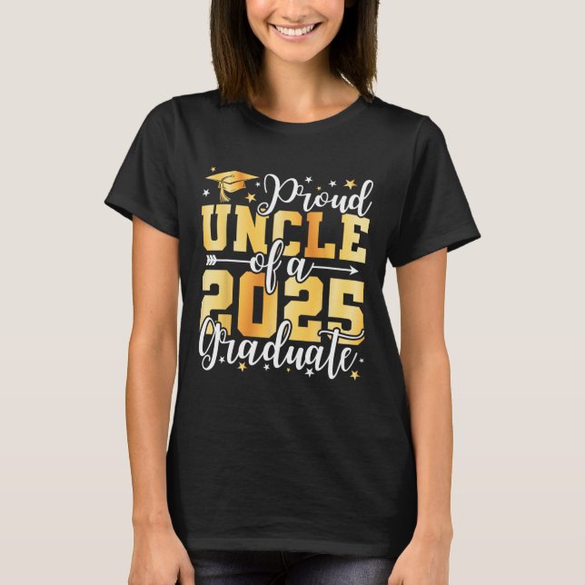 Proud farbror of A 2025 Student Tee Studenten Cl O (Framsida)