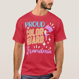 Proud Färg Guard Grandma T Shirt
