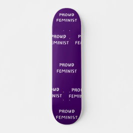 Proud Feminist Mini Skateboard Bräda 18,5 Cm