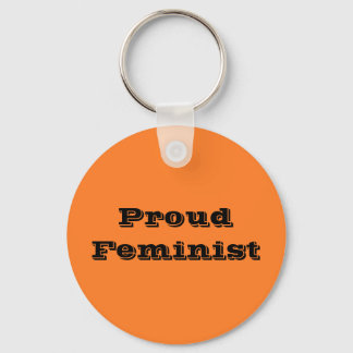Proud Feminist Nyckelring