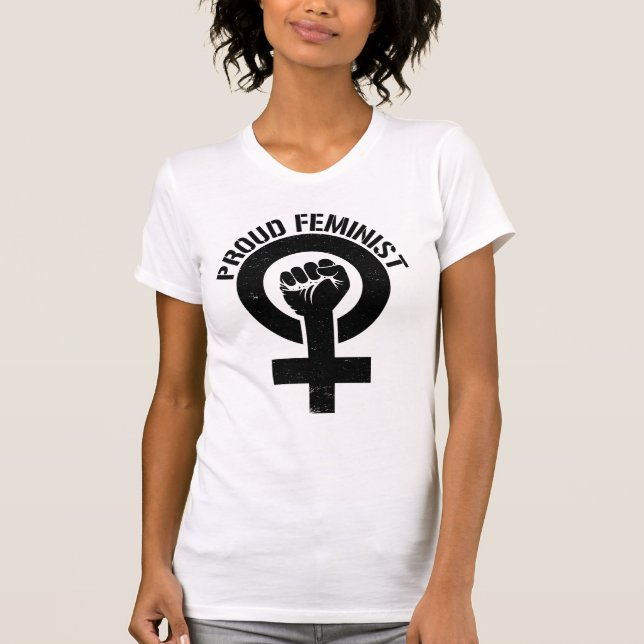 PROUD FEMINIST T SHIRT (Framsida)