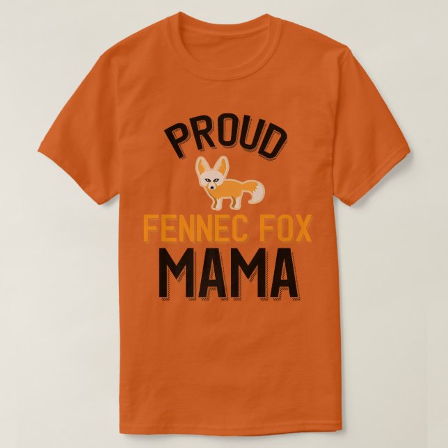 Proud Fennec för Mamma Premium T Shirt (Design framsida)