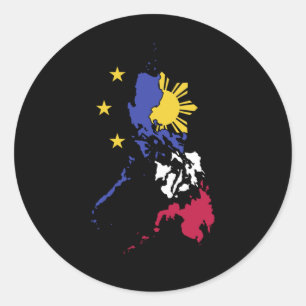 Proud Filipino Pinoy Runt Klistermärke