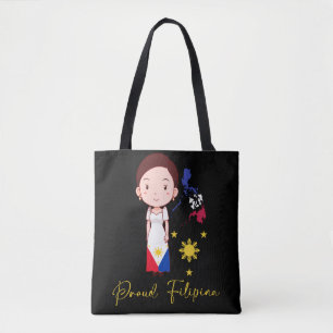 Proud Filippinerna Woman Filipina Pide Pinay Girl Tygkasse