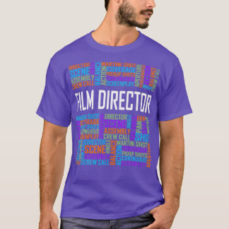 Proud Film Director Ord Gifts Filmmaker Camera T Shirt