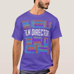 Proud Film Director Ord Gifts Filmmaker Camera T Shirt