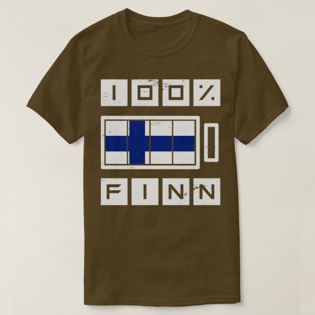 Proud Finn Gift Finland T Shirt (Design framsida)