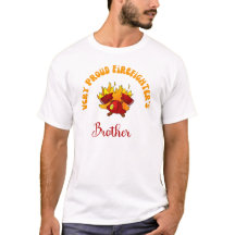 Proud Firefighter eller Fireman tee för alla relat