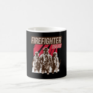 Proud Firefighter Squad Kaffemugg