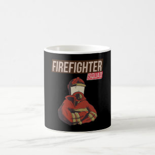 Proud Firefighter Squad Kaffemugg