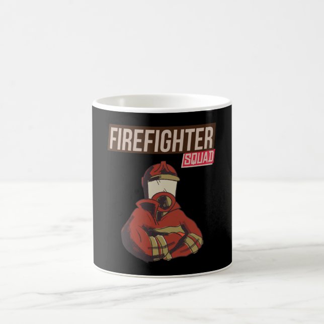 Proud Firefighter Squad Kaffemugg (Center)