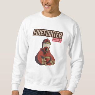 Proud Firefighter Squad Lång Ärmad Tröja