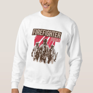Proud Firefighter Squad Lång Ärmad Tröja