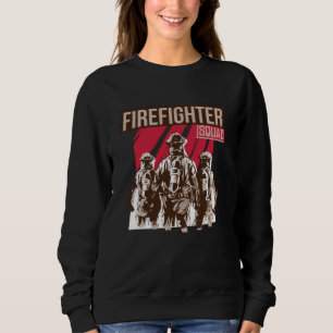 Proud Firefighter Squad T Shirt