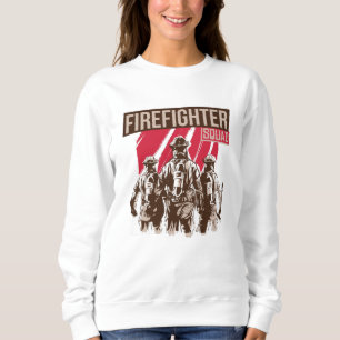 Proud Firefighter Squad T Shirt
